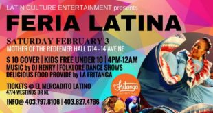 Sabado Febrero 3 -Latin Culture Entertainment- Feria Latina Calgary AB