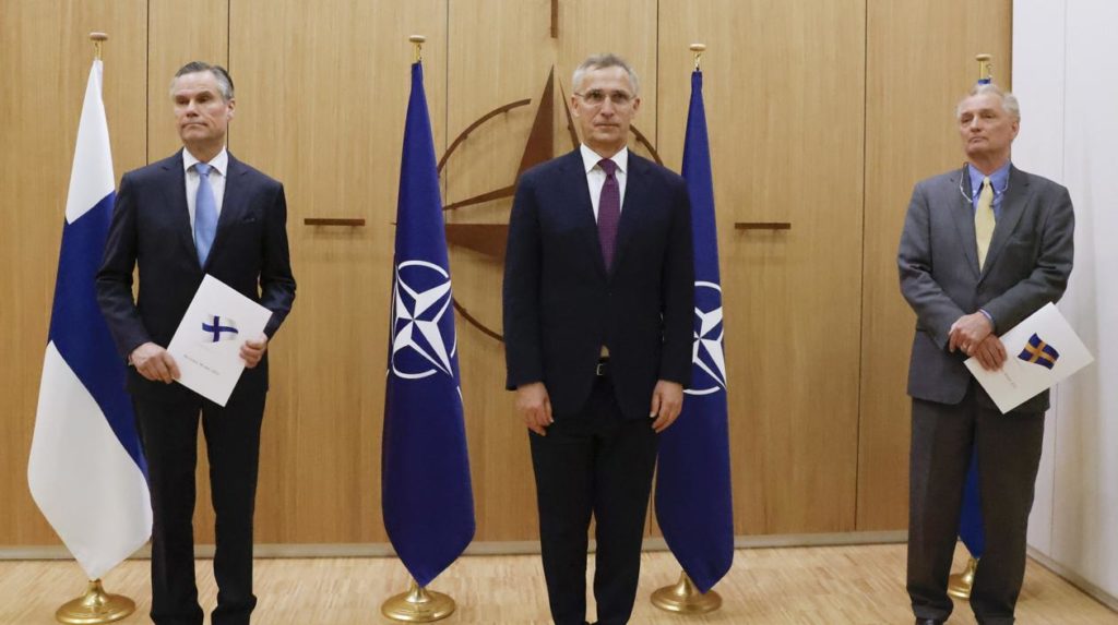 Suecia y Finlandia entregaron a la OTAN su solicitud de ingreso a la Alianza